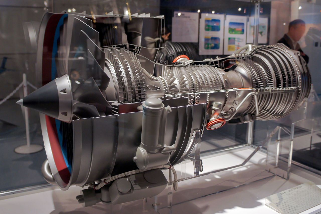 IAE V2500 engine cutaway model 2010 The Sky and Space 1 کارجویا